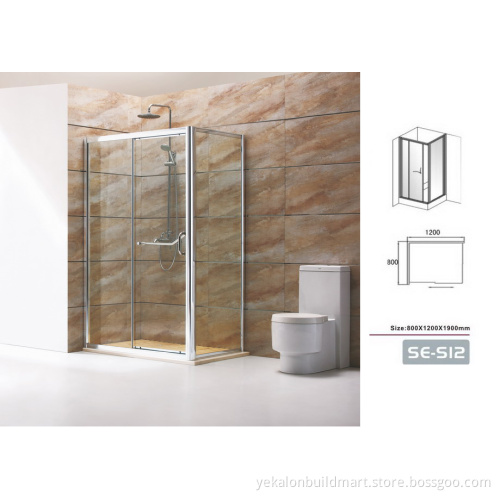 Shower Enclosures Type and 6-10mm Glass Thickness shower cubicle china manufacturer